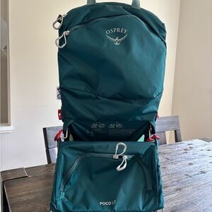 NEW Osprey Poco LT Carrier Backpack - Teal